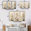 «Beige Tree Pine Tranquility», ensemble de 3 impressions sur toile de pin-573008752-573008754
