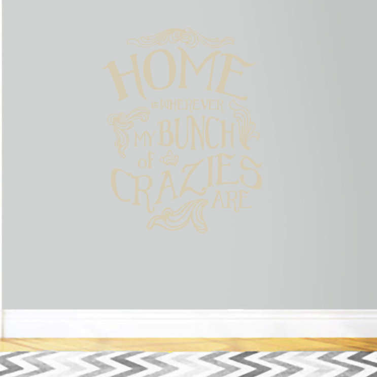 Décalcomanie murale my bott of crazies, Beige