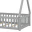 Tent-Shaped Floor Bed, Bed With Guardrails-906402961