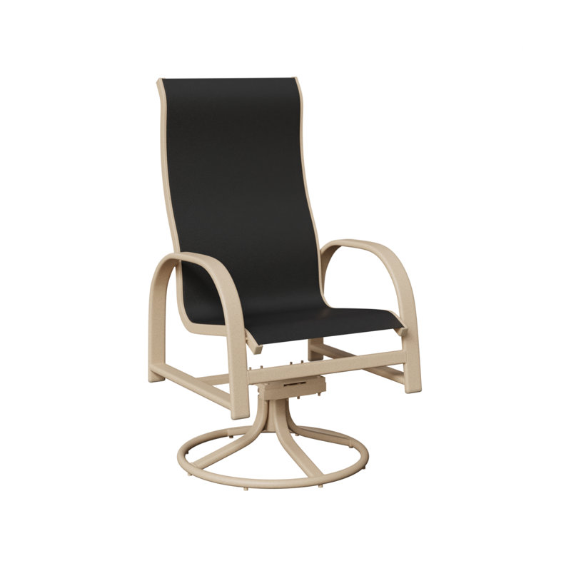 Chaise berçante berçante berçante Berlin, Noir, Aluminium Luna multicolore