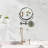OVENTE 9" Lighted Wall Mount Makeup Mirror with 1X/7X Magnification, Double Sided Magnifying Bathroom Mirror, LED Glow Light, 360° Swivel Design, Extendable Folding Arm, Polished Chrome MPWD3185CH1X7X-1674031896