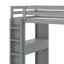  Lit mezzanine Angret avec grandes tablettes, bureau et lumière DEL-1399719871-1399719841