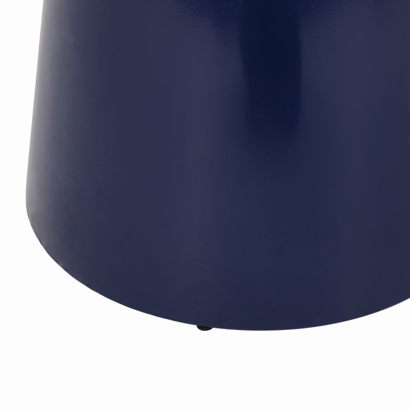 Metal S/2 End Table, Navy Blue