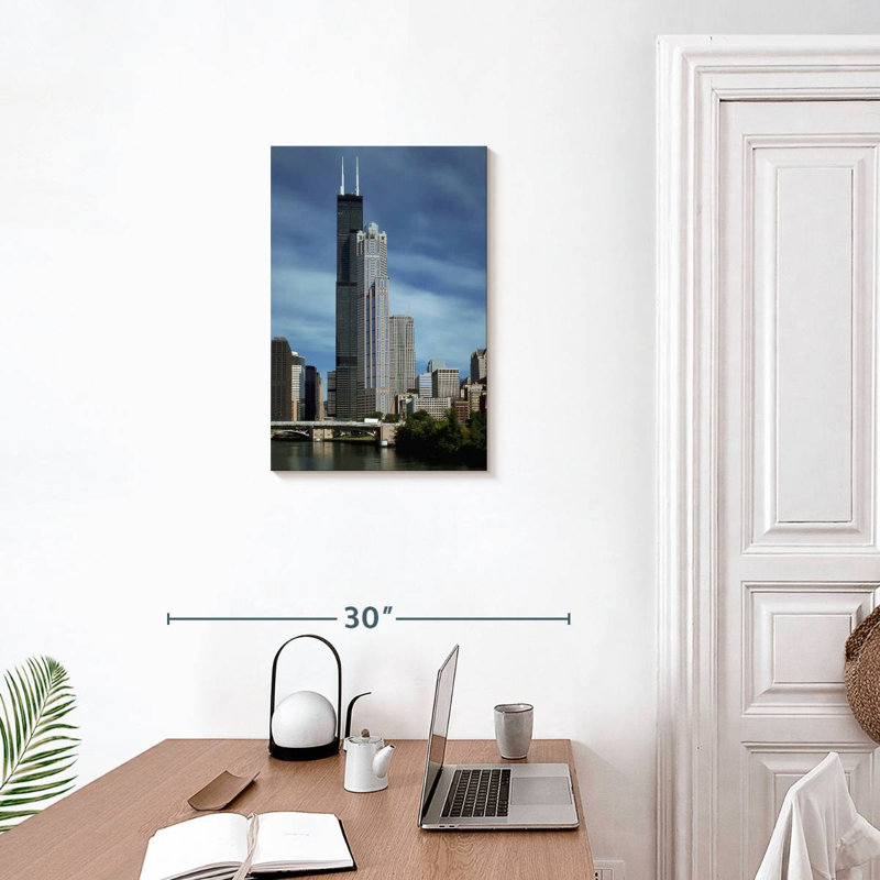 Aime Sears Tower Now Willis Tower, 24" H x 16" W