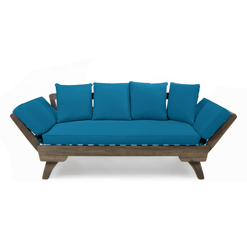 Christopher Knight Home OTTAVIO SOFA DAYBED - GREY, Ideal For Garden & Outdoor Patio Relaxation, Perfect For Back - To - School Outdoor Lounging And Stylish Patio Napping