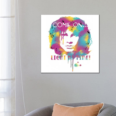 Jim Morrison «Light My Fire Watercolor» - publicité imprimée