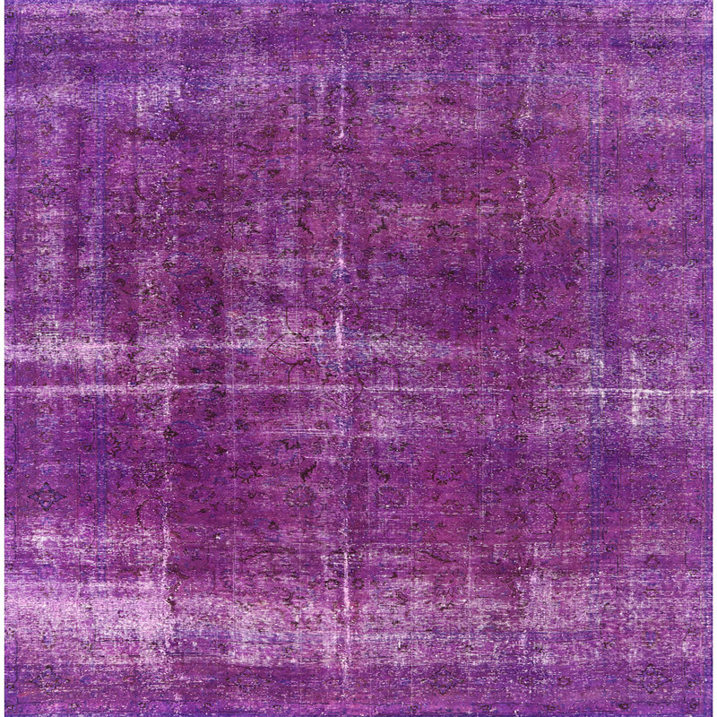 Tapis mauve, Carré 7 pi