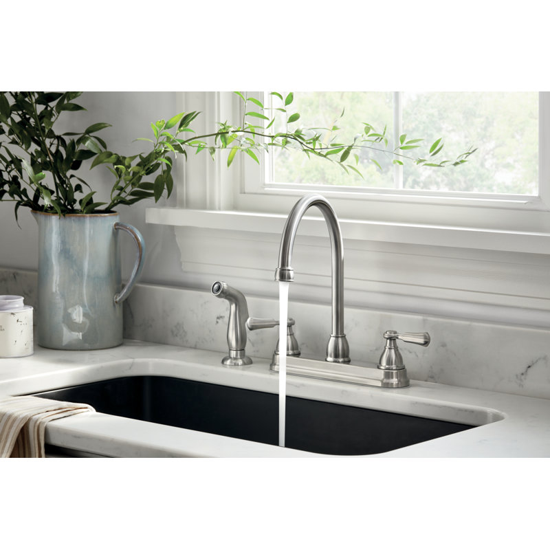 Peerless Elmhurst Kitchen Faucet with Side Spray, Stainless