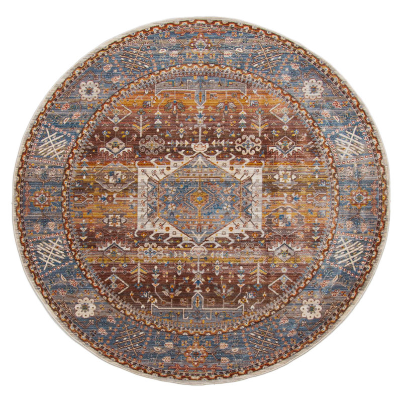 Dulce Multi Color Rug, Round 5'