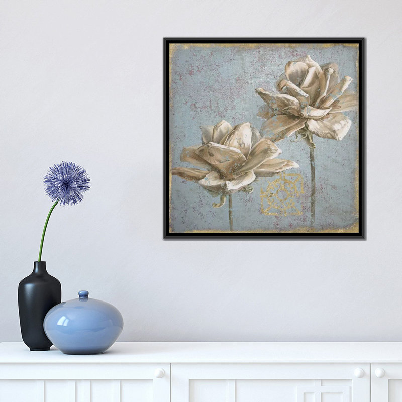 Seed Pod II, reproduction d'art sur toile tendue, H 18 po x l 18 po x P 1,5 po, Toile encadrée noire, Pas de tapis
