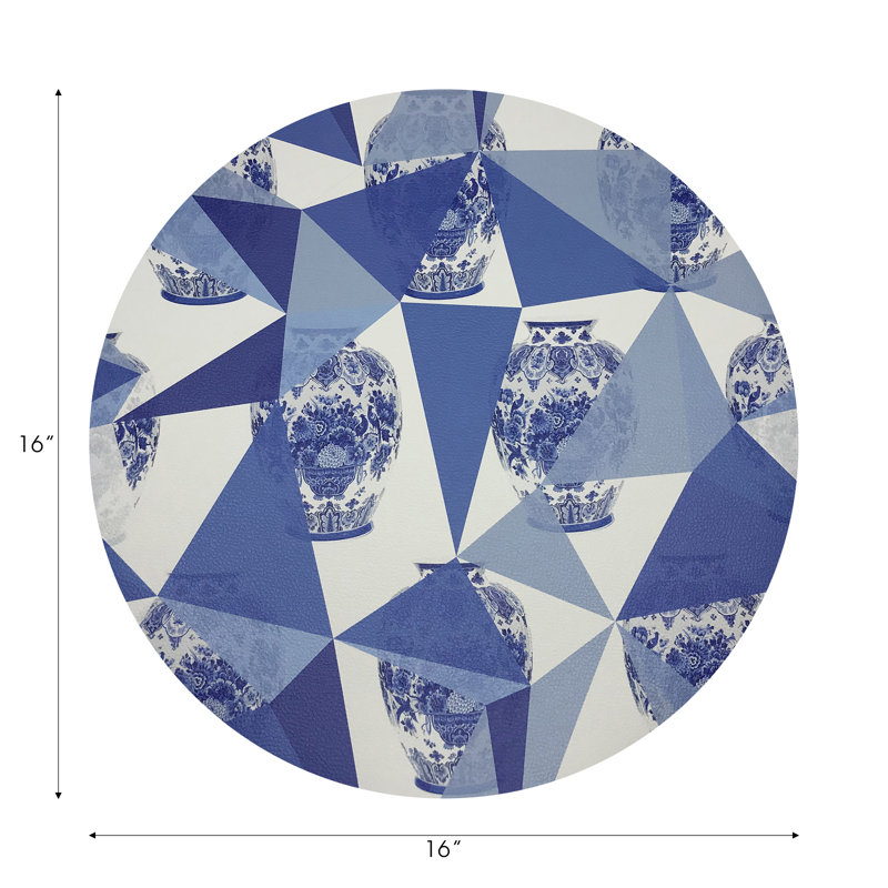 Royal Delft Elements Pebble 16" Vinyl Placemat