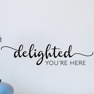 Text & Numbers Non-Wall Damaging Wall Decal