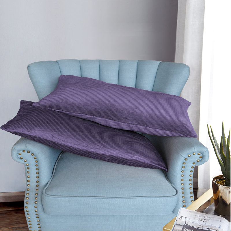 Housse de coussin rectangulaire, Violet chinois