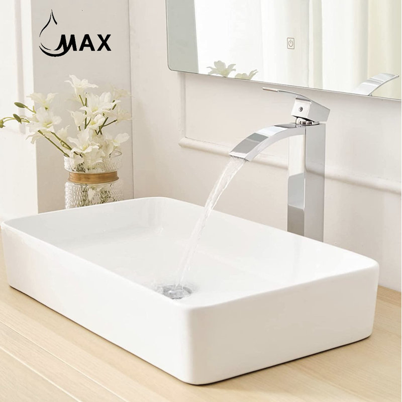 Robinet de lavabo vasque Waterfall, Chrome