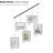 Black Exhibit Multi Picture Frame Photo Display