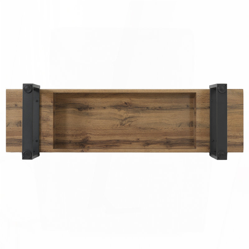 Banc de salle à manger 59 po, Bois naturel délavé