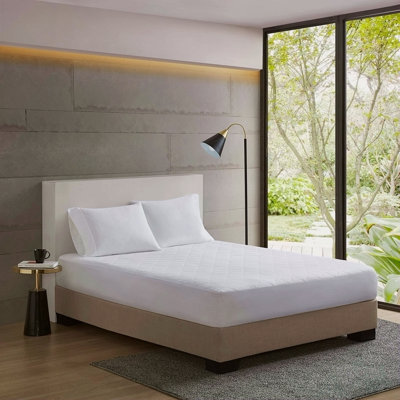 Protège-matelas matelassé en coton percale