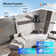 52" 5-blade Ceiling Fan with Light Kit and Remote Control