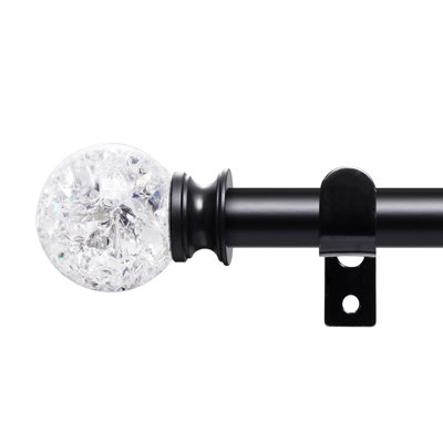 67cm Straight Tension Shower Curtain Pole & Hook Set