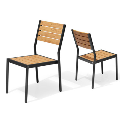 Deen Auminum Stackable Outdoor Dining Chair
