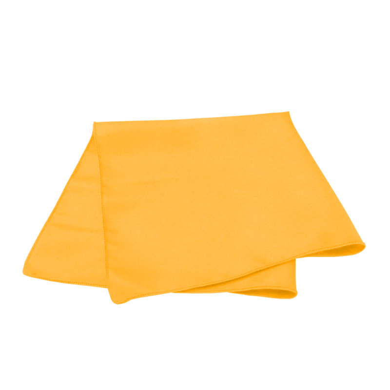 Ensemble de serviettes de table 120 pièces, Orange fluo, 10 po x 10 po