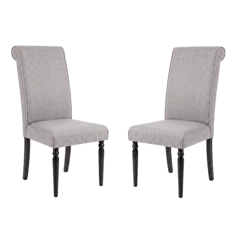 Chaise de salle à manger Pryor (ensemble de 2), Noir