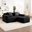 Canapé modulaire 2 places avec repose-pieds Modern-629224781-629224782