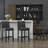Upholstered Bar & Counter Stool With Solid Wood Frame-444359725-454721374-453251177