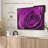 Droplets On Purple Rose Canvas Print-102860615