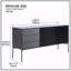 Bois Loriyah + accent en acier inoxydable