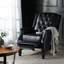 Fauteuil inclinable manuel en similicuir