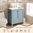 Bathroom Vanity With Ceramic Sink Combo-1113250956