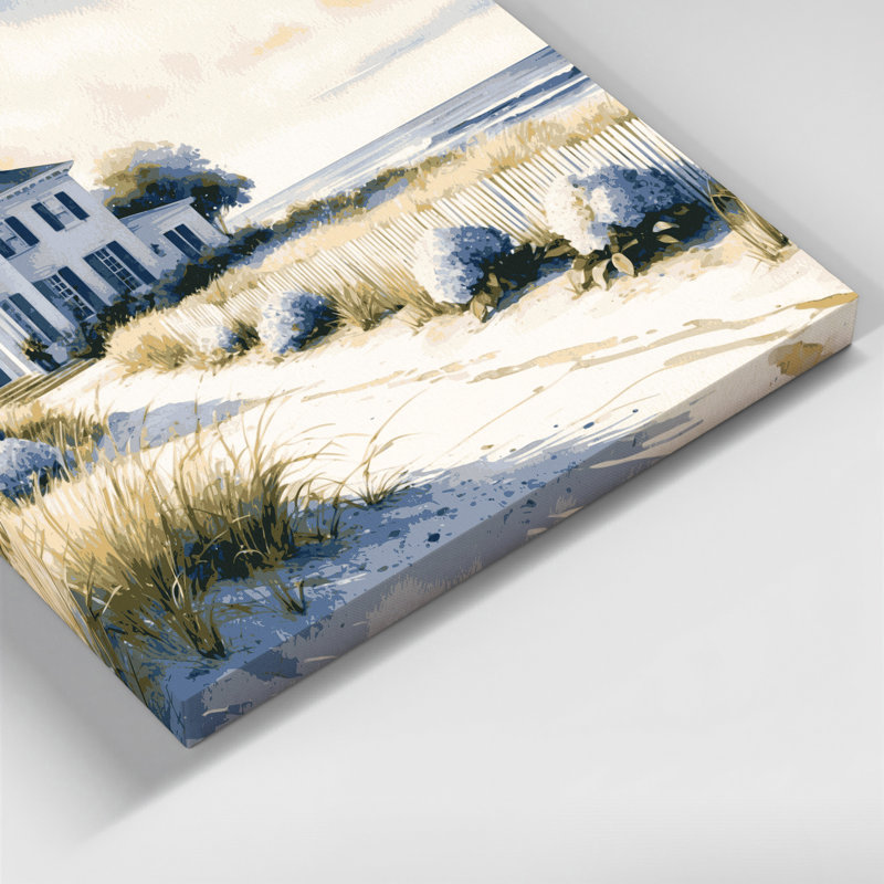 Art mural sur toile beige Coastal Hamptons Elite, H 16 po x l 20 po