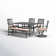 Rectangular 6 - Person 60" Long Dining Set