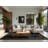 Soft Plush Fessler Halloween Modern & Contemporary Abstract Area Rug in Gray – Navy Binding-612924698