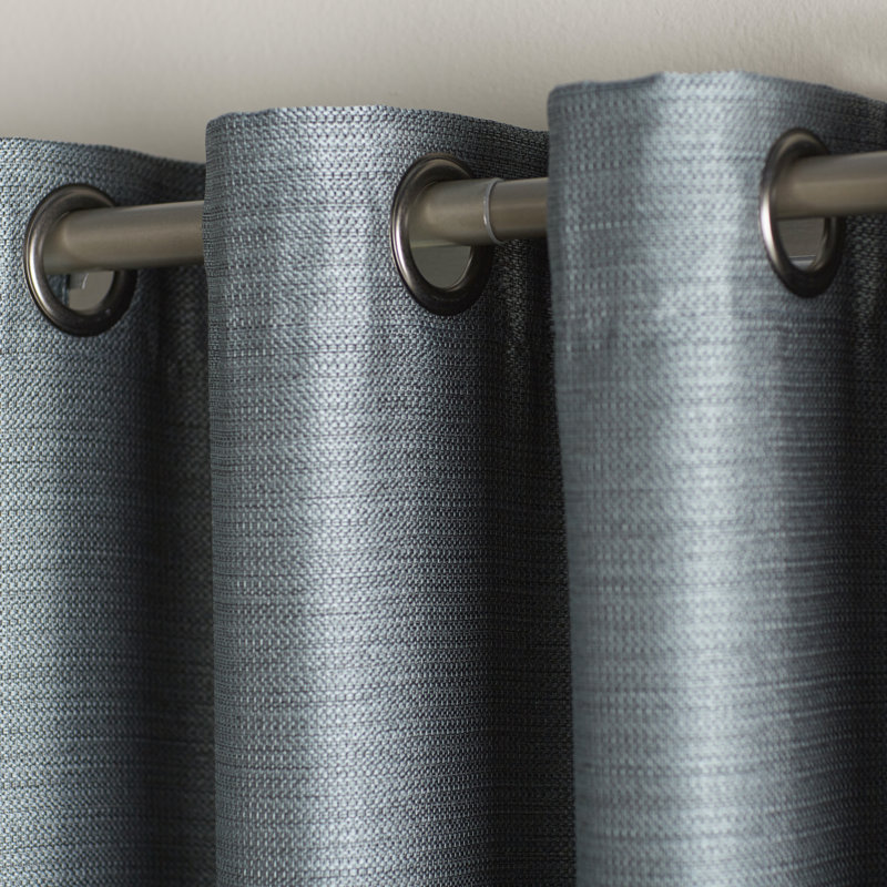 Bryson Blackout Curtain Single Panel, 52" W x 63" L, Gray