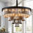 Claunch 12 - Light Crystal Dimmable Tiered Chandelier