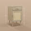 40cm W Engineered Wood Bedside Table