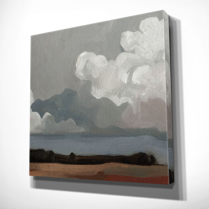 " Cloud Formation II ", 16" H x 16" W x 1.5" D, Wrapped Canvas