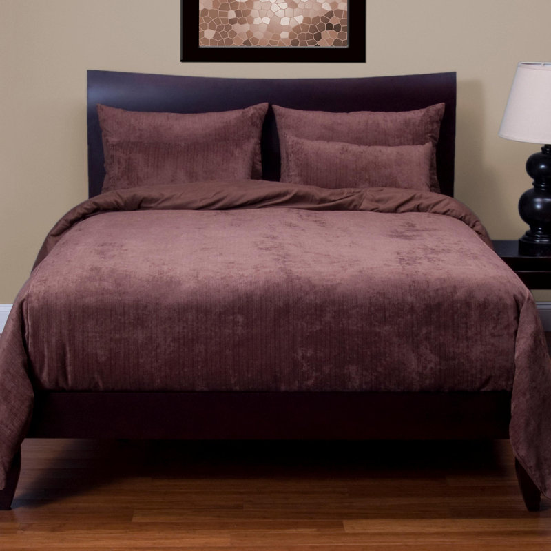 Polyester Duvet Cover & Insert, Full, Cognac