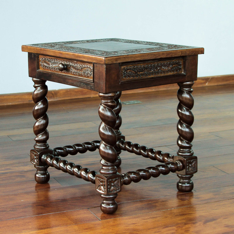 Solid Wood End Table
