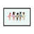 Black Floater Framed