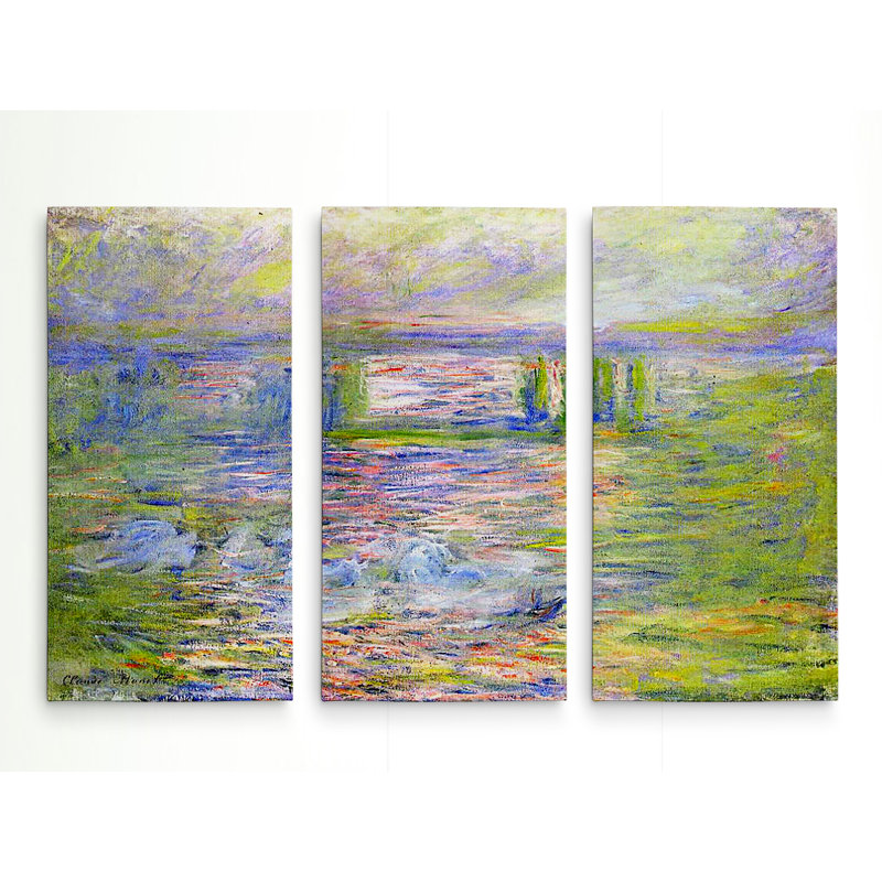 « charing cross bridge », image multi-pièces sur toile tendue, H 40 po x l 60 po x P 1,5 po