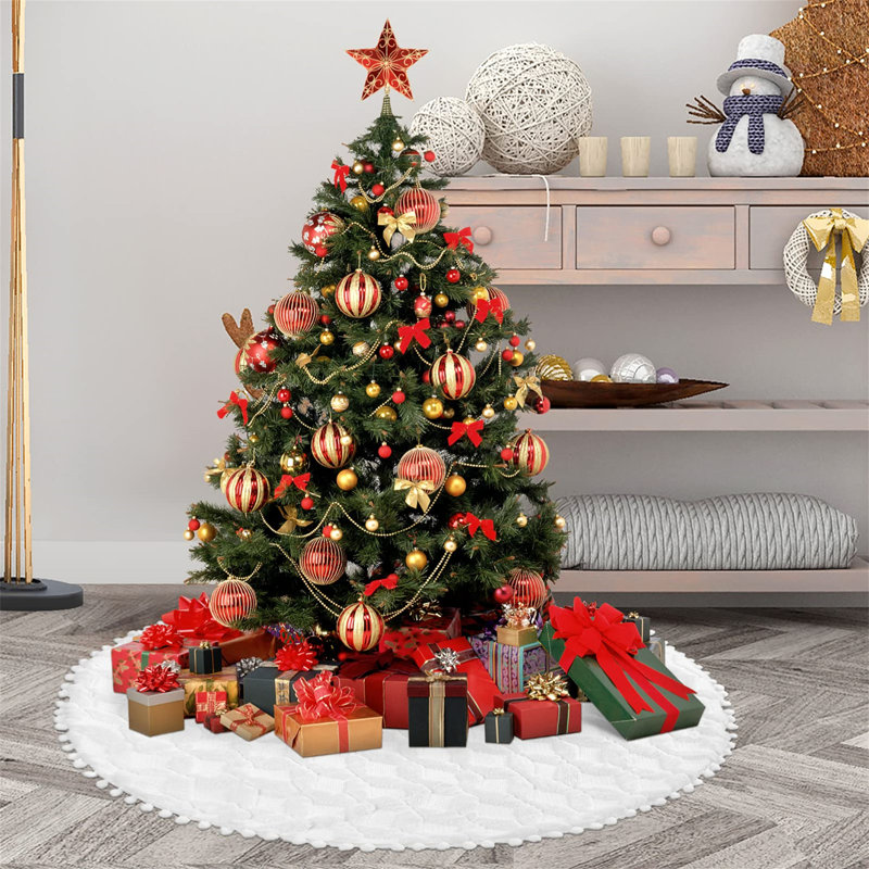 Faux Fur Tree Skirt