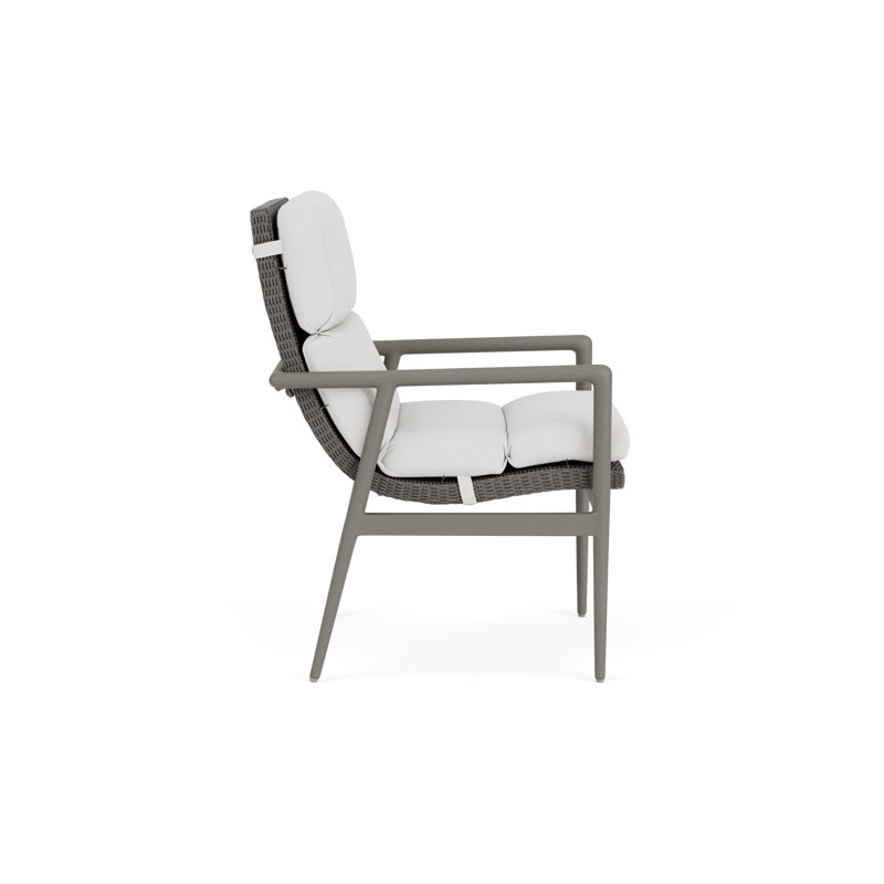 Outdoor Dining Armchair, Pewter