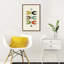Décoration géométrique colorée abstraite de style Mid-Century Mid-Century pour salon, chambre à coucher X16-105806174-105806178