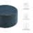 Modway Callum Large 29" Round Woven Heathered Fabric Upholstered Ottoman-96356095