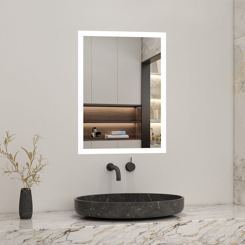 Adreann Rectangle Mirror, 50cm H x 70cm W
