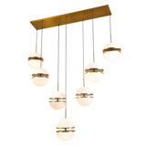 Meredosia 7 - Light Dimmable Globe Chandelier