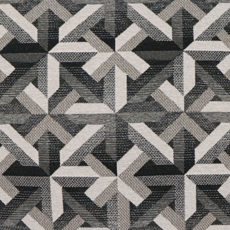 Edifice Pillow Cover & Insert, Onyx, Square 20"